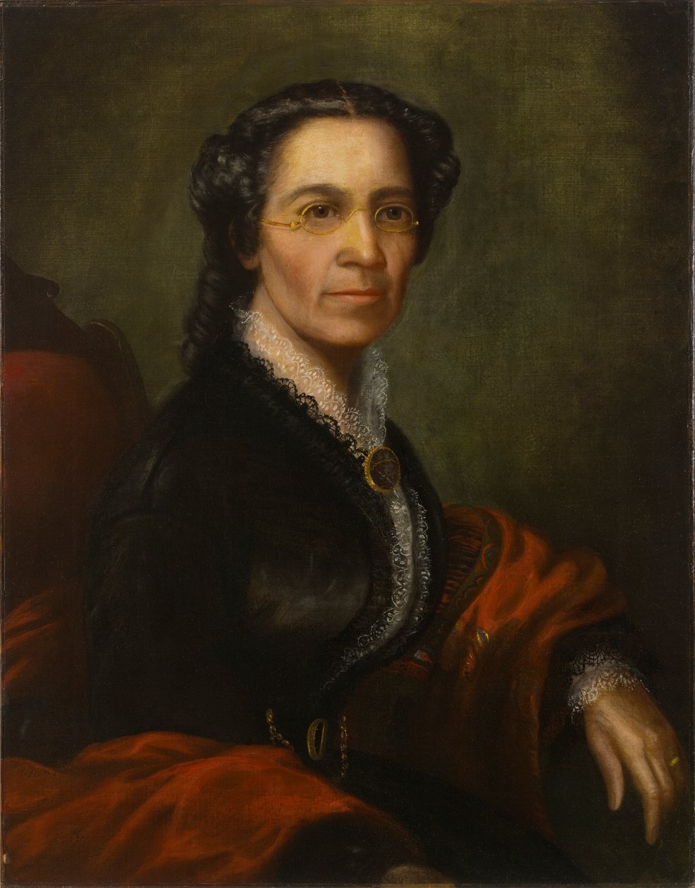 Portret pani John Jones, c.1865 autorstwa Aaron E. Darling