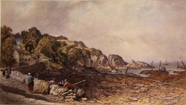 Lee w pobliżu Ilfracombe autorstwa Aaron Edwin Penley