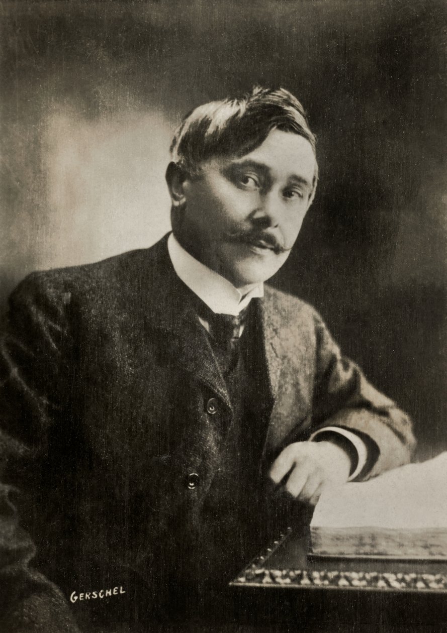 Portret belgijskiego pisarza Maurice