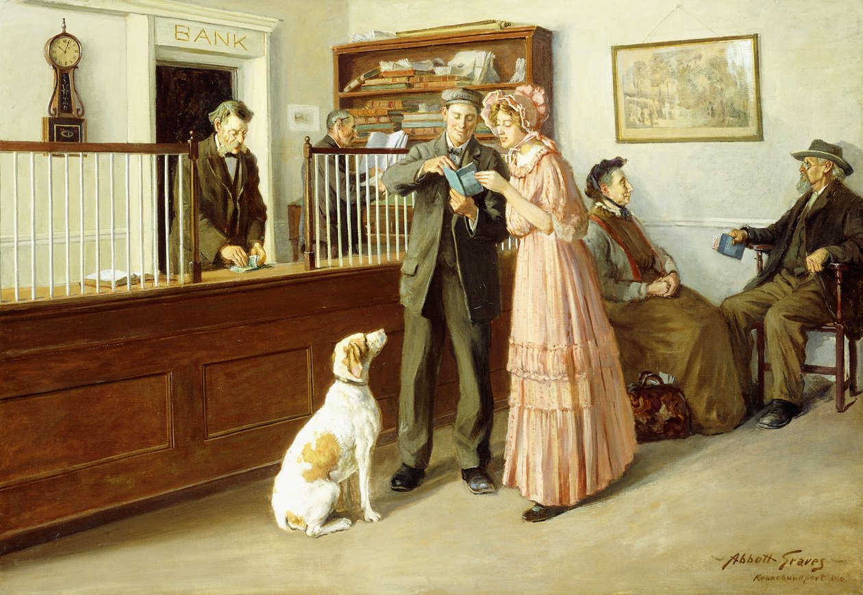 Jajko Gniazdo autorstwa Abbott Fuller Graves