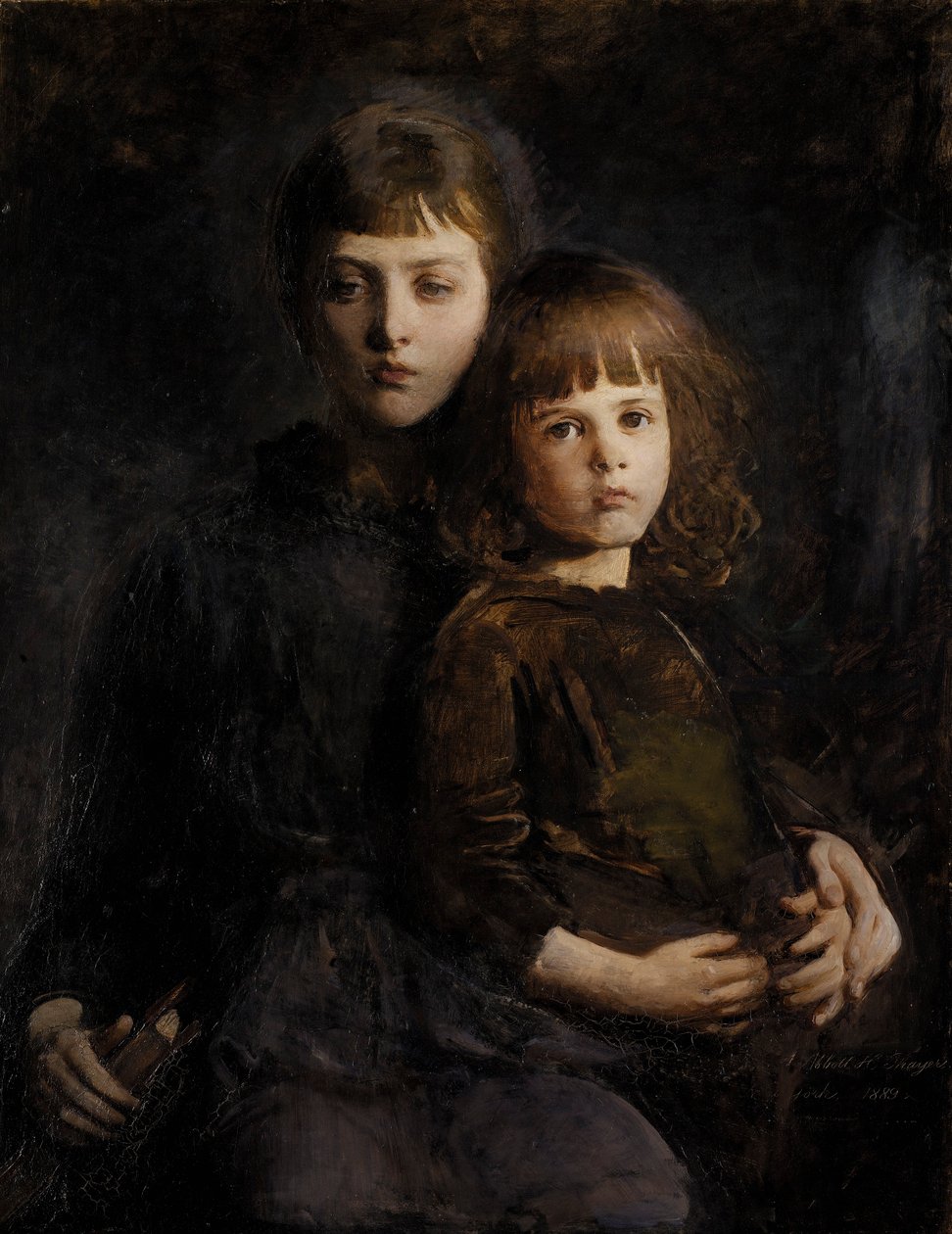 Brat i siostra (Mary i Gerald Thayer) autorstwa Abbott Handerson Thayer