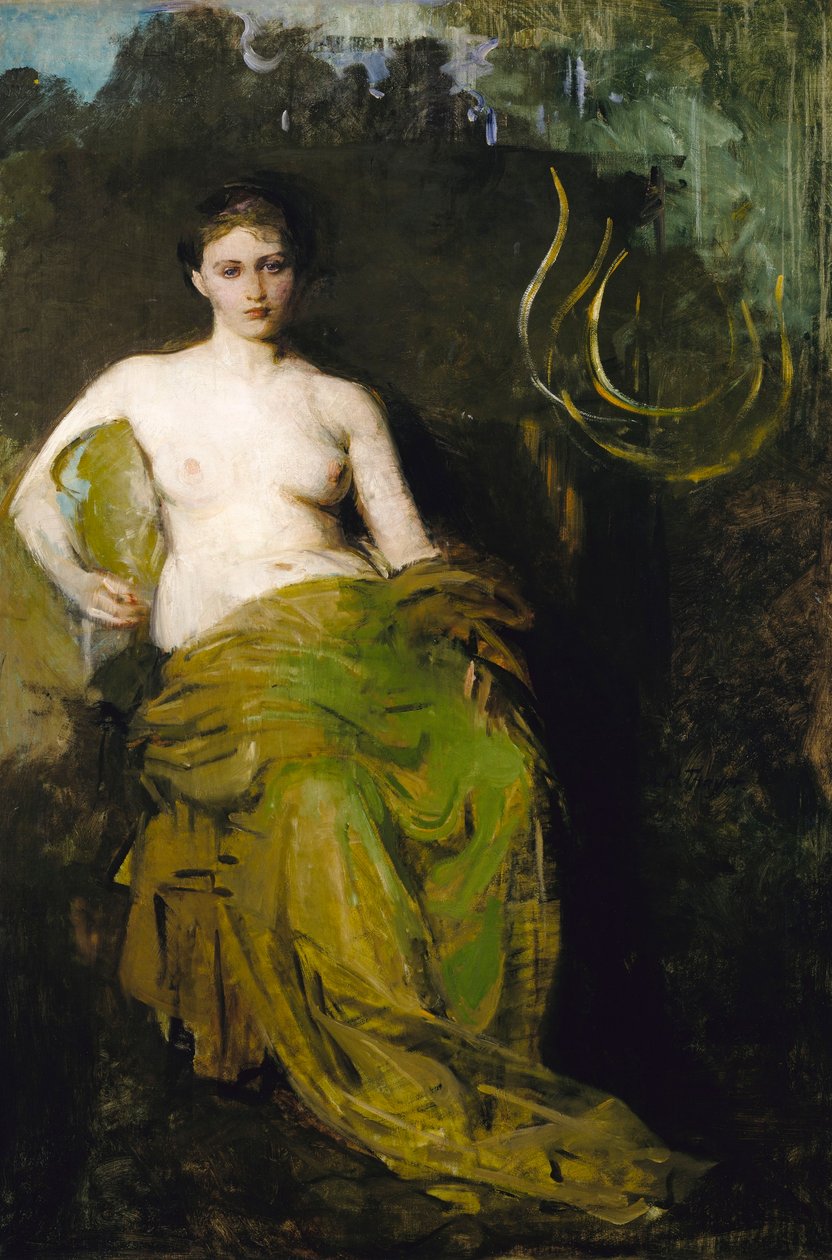 Półdrapowana figurka autorstwa Abbott Handerson Thayer