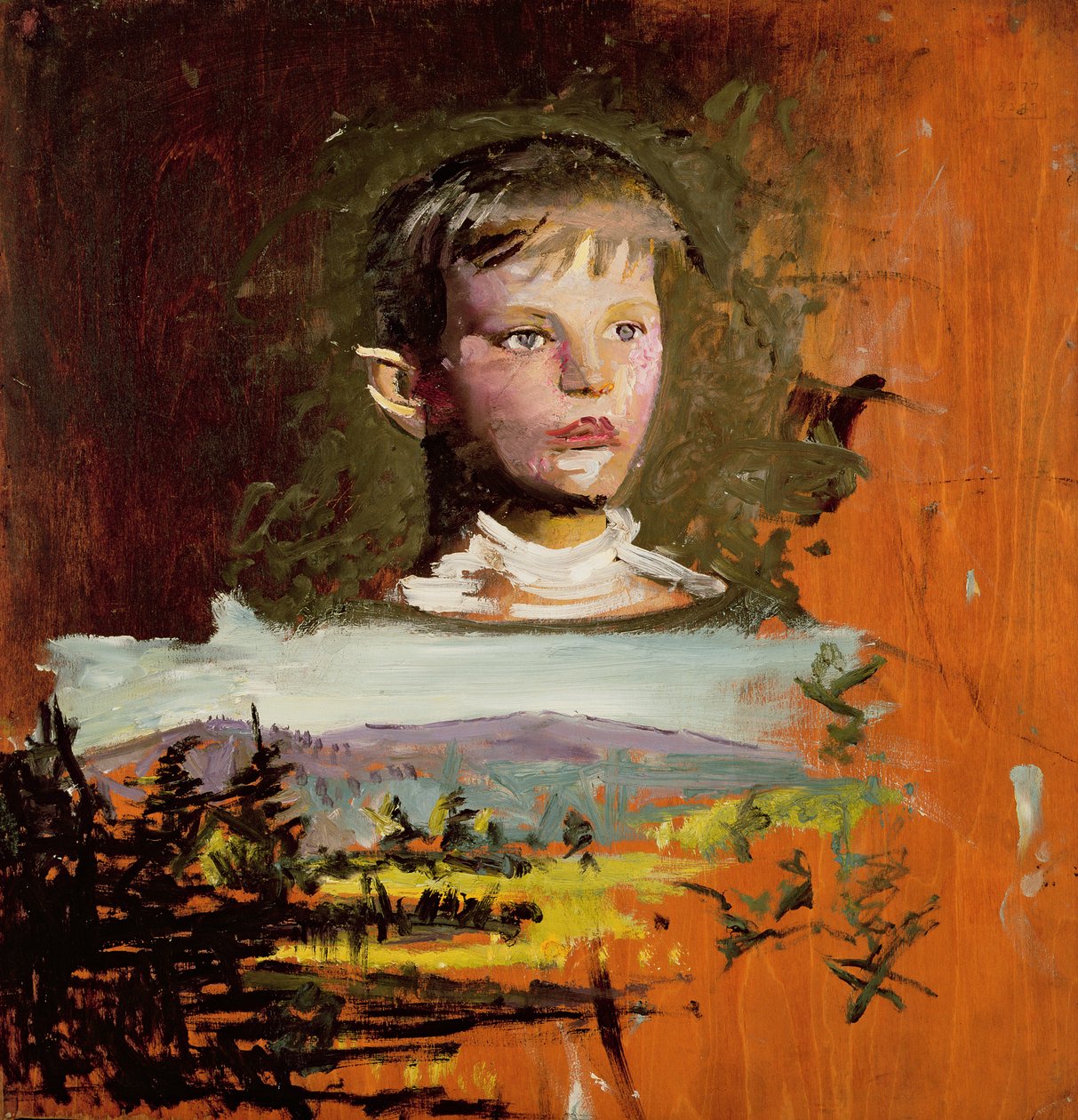 Głowa chłopca, 1919 autorstwa Abbott Handerson Thayer