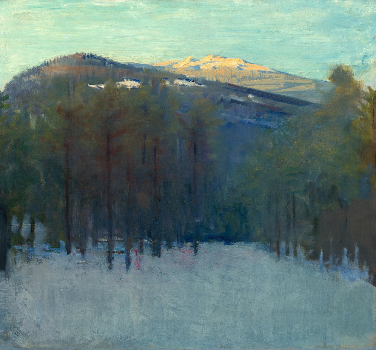 Góra Monadnock, ok. 1911-14 autorstwa Abbott Handerson Thayer