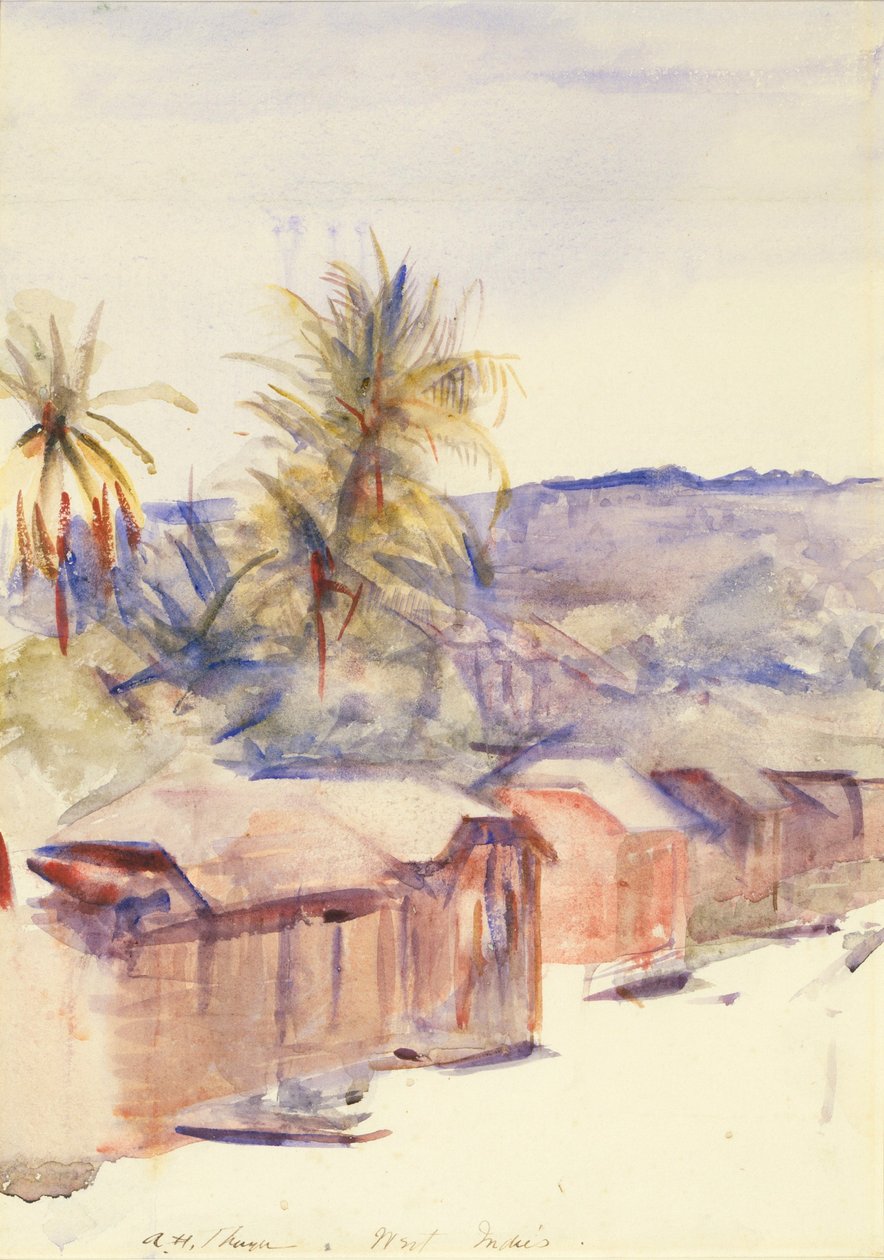 Village Street, Dominika autorstwa Abbott Handerson Thayer
