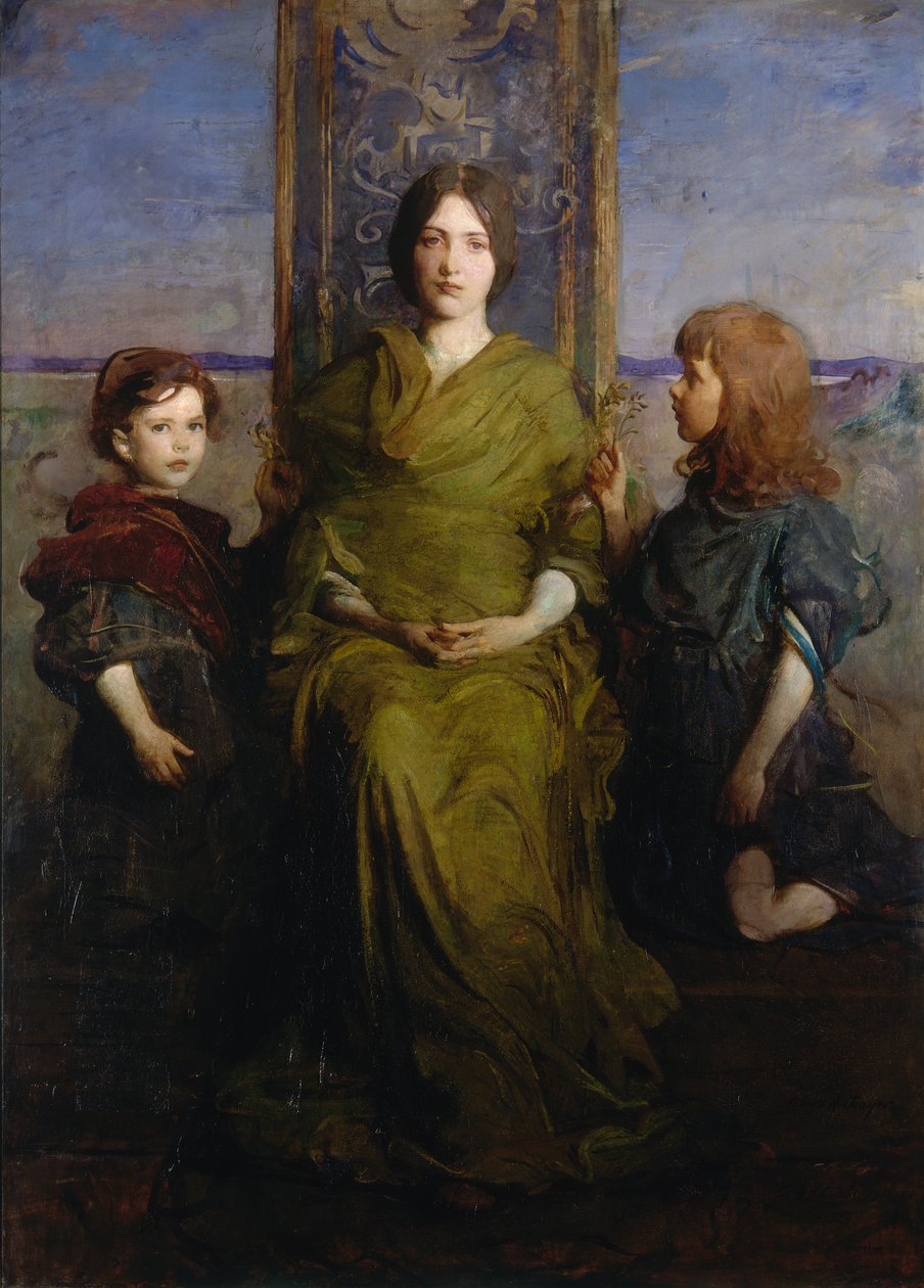 Dziewica intronizowana, 1891. autorstwa Abbott Handerson Thayer