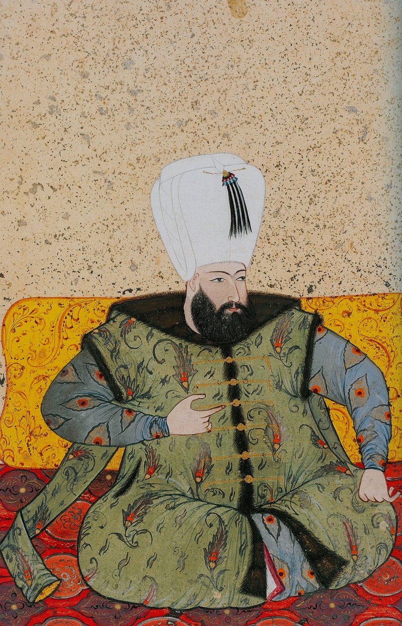 Ahmed I 1590-1617, sułtan Imperium Osmańskiego, ok. 1705 autorstwa Abdulcelil Levni