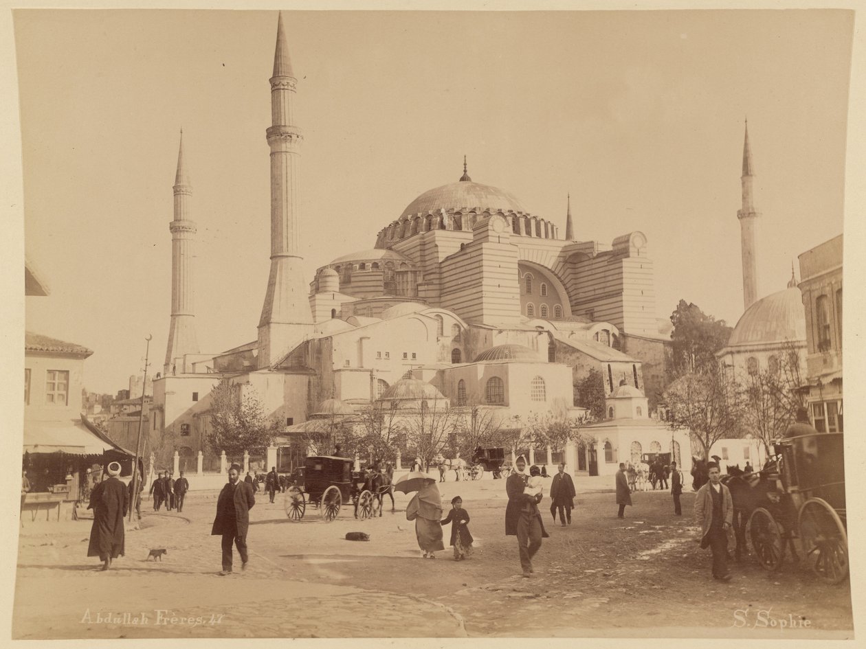 Sancta Sophia autorstwa Abdullah Frères