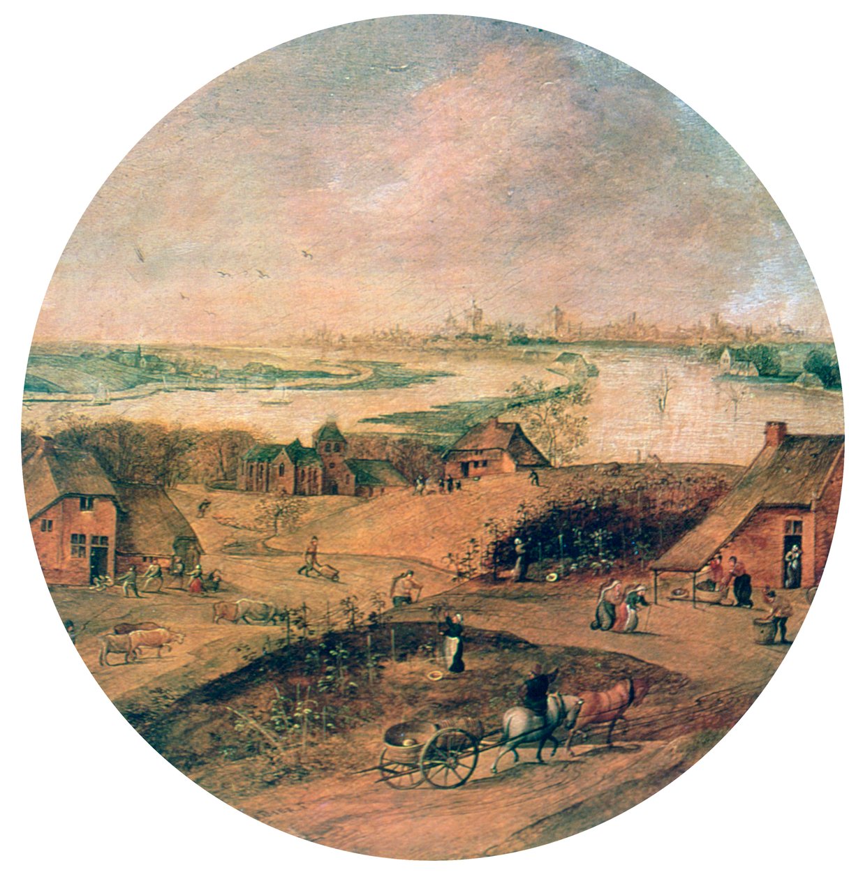 „Cztery pory roku, jesień”, ok. 1600 r. autorstwa Abel Grimmer