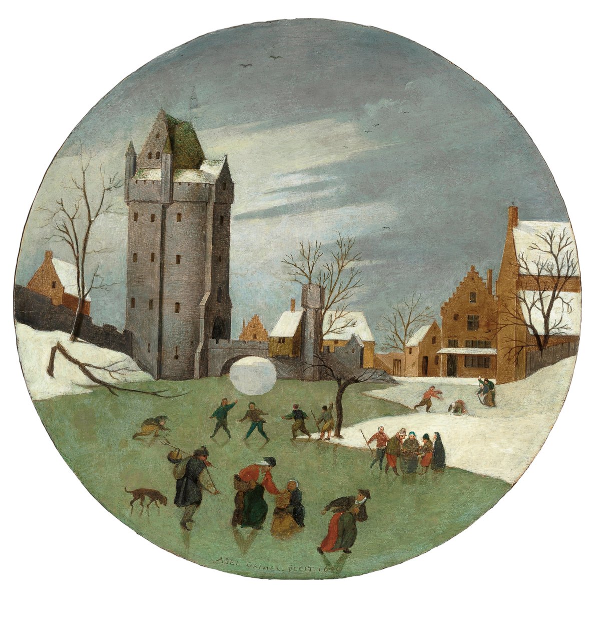Miesiąc styczeń 1606 autorstwa Abel Grimmer or Grimer