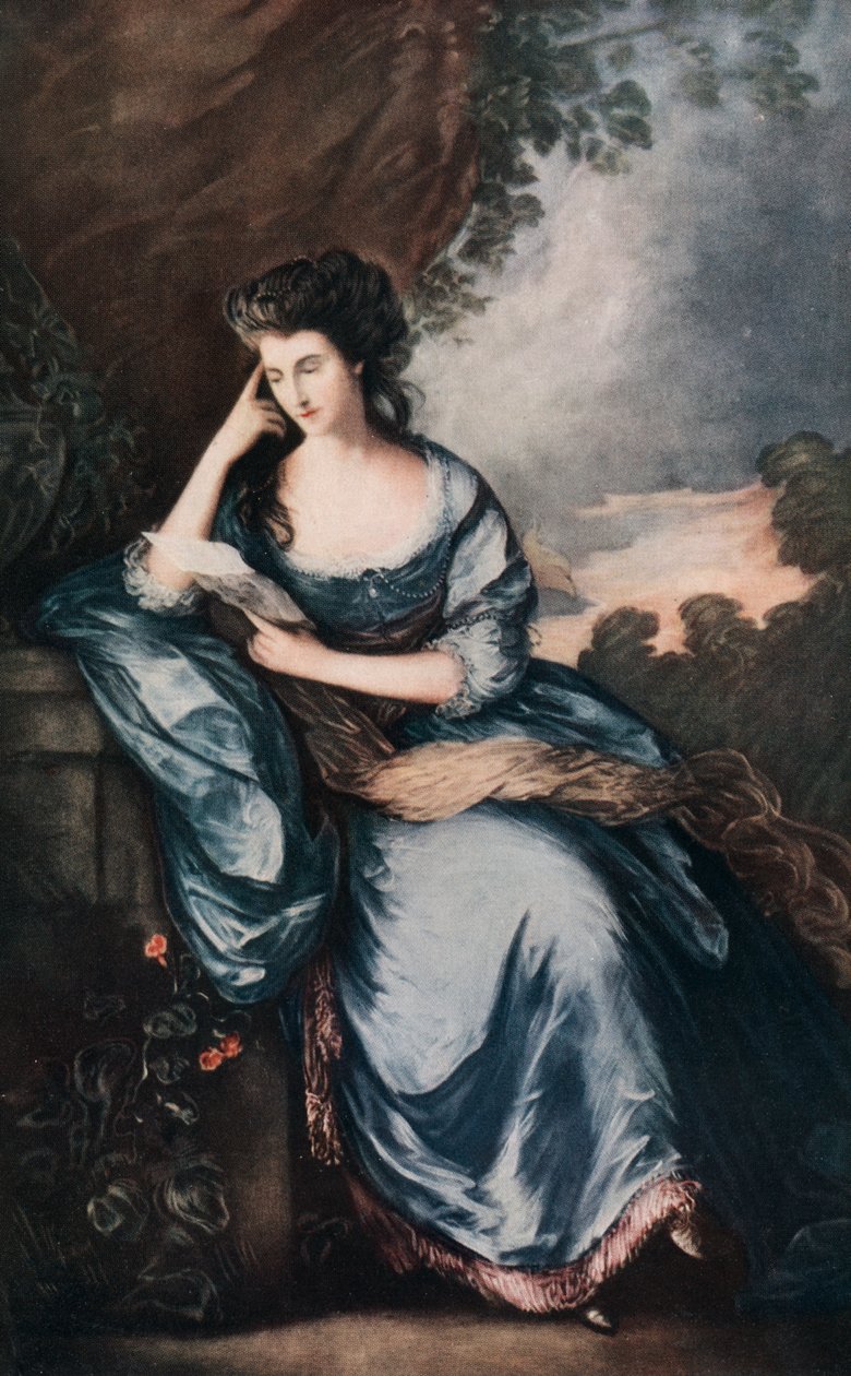 „Lady Douglas w ogrodzie”, c1784, 1912. autorstwa Abel Jamas