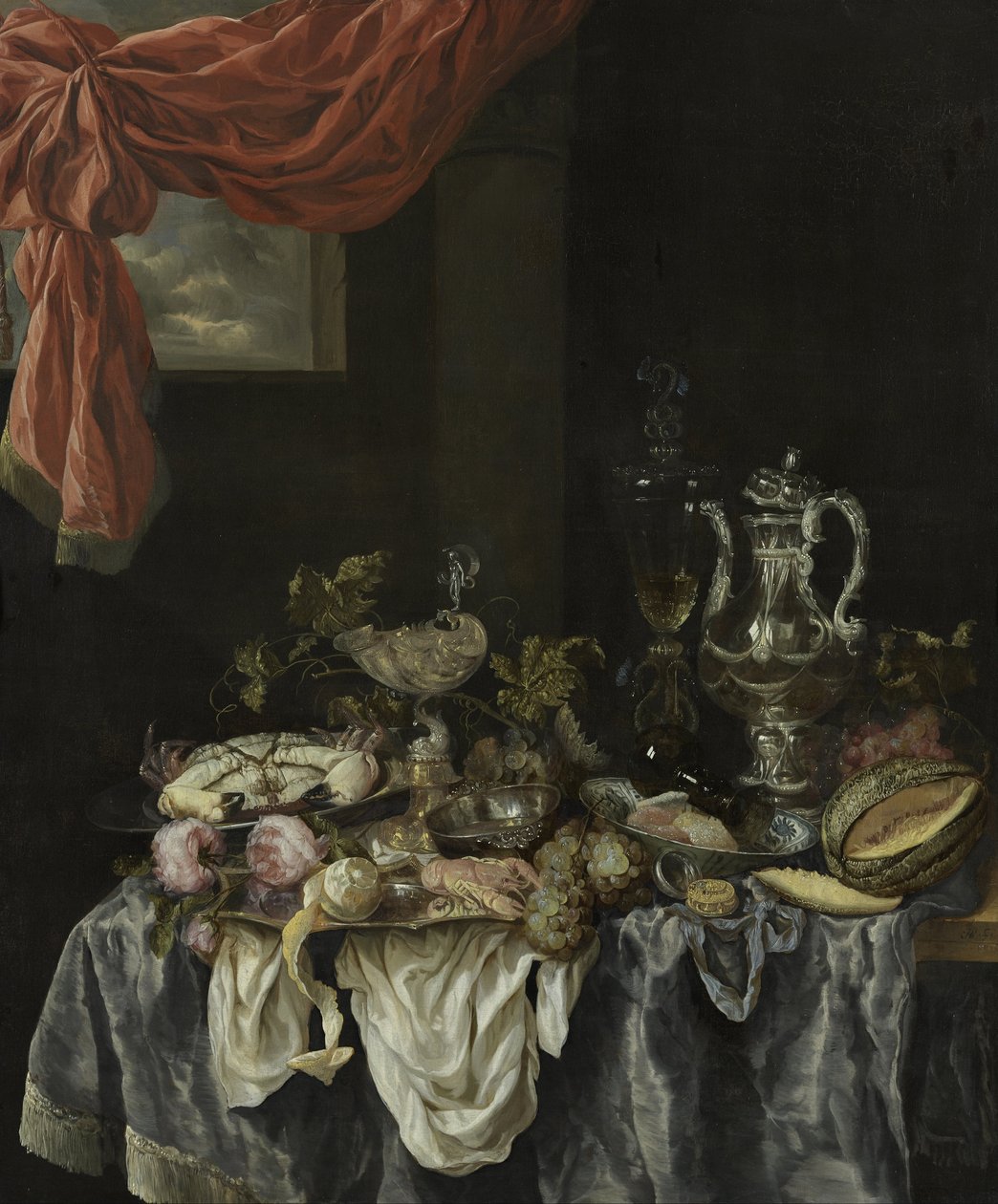 Wspaniała martwa natura autorstwa Abraham van Beijeren