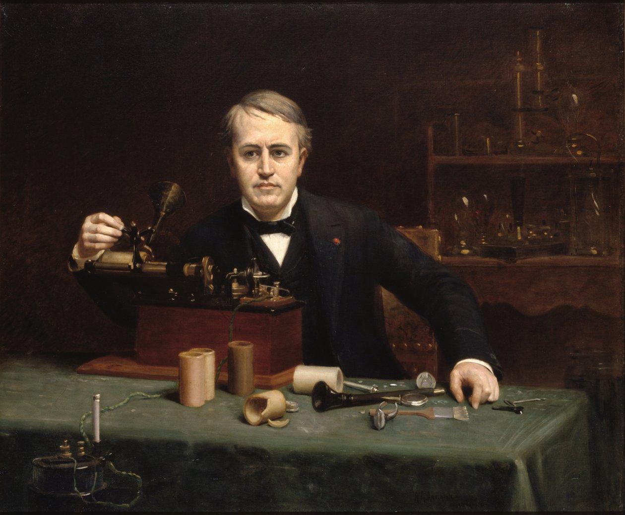 Thomas Alva Edison autorstwa Abraham Archibald Anderson