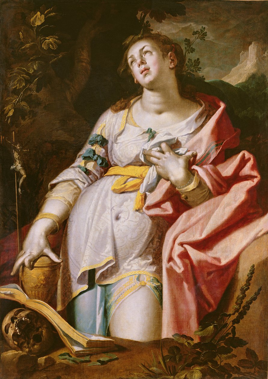 Maria Magdalena w ekstazie, 1619 autorstwa Abraham Bloemaert