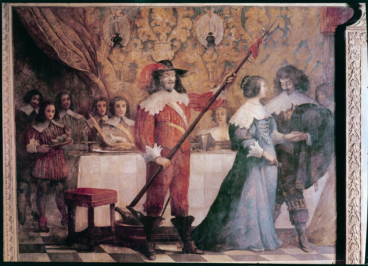 Bal sądowy (szczegół) autorstwa Abraham Bosse