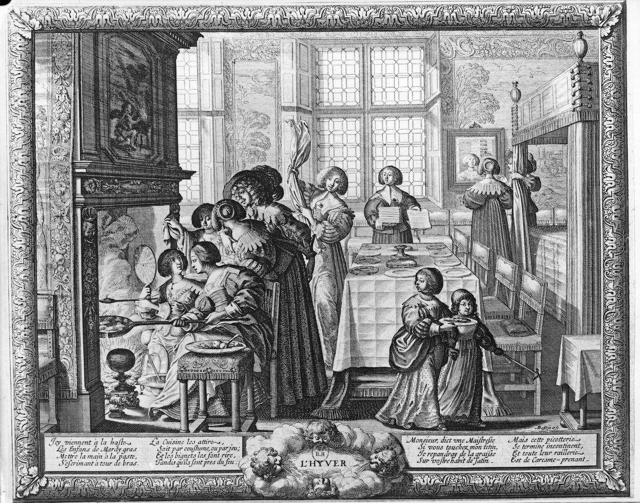 Zima autorstwa Abraham Bosse