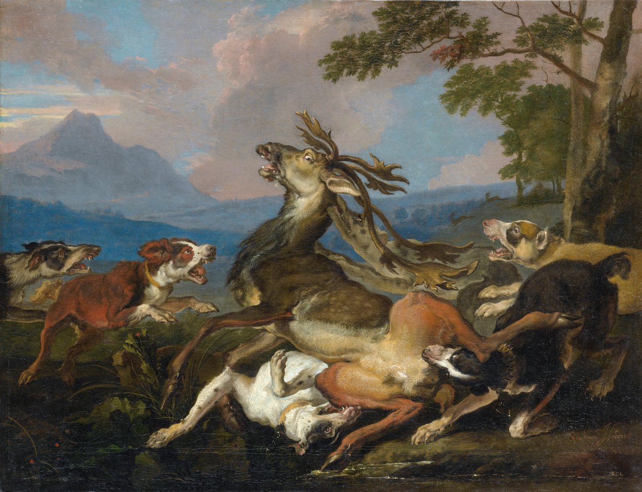 Halali du Cerf autorstwa Abraham Danielsz. Hondius