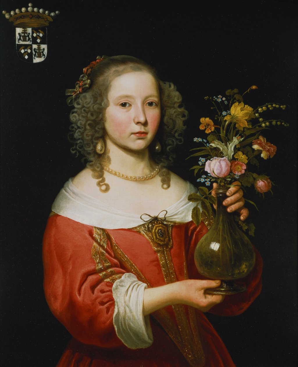 Portret młodej dziewczyny autorstwa Abraham Lambertsz van den Tempel