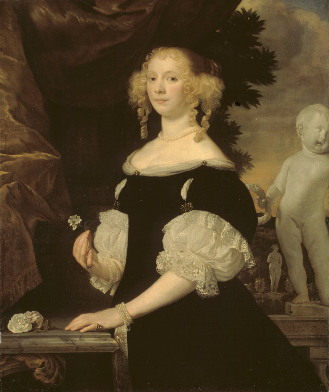 Portret wdowy po admirale van Balenie autorstwa Abraham Lambertsz van den Tempel