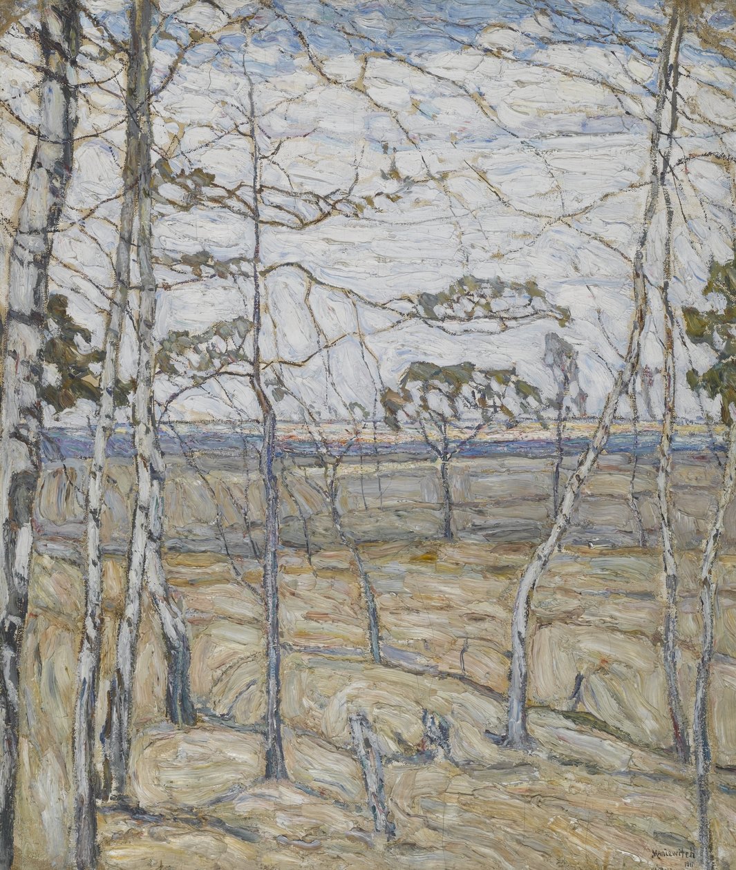 Brzozy autorstwa Abraham Anshelovich Manievich