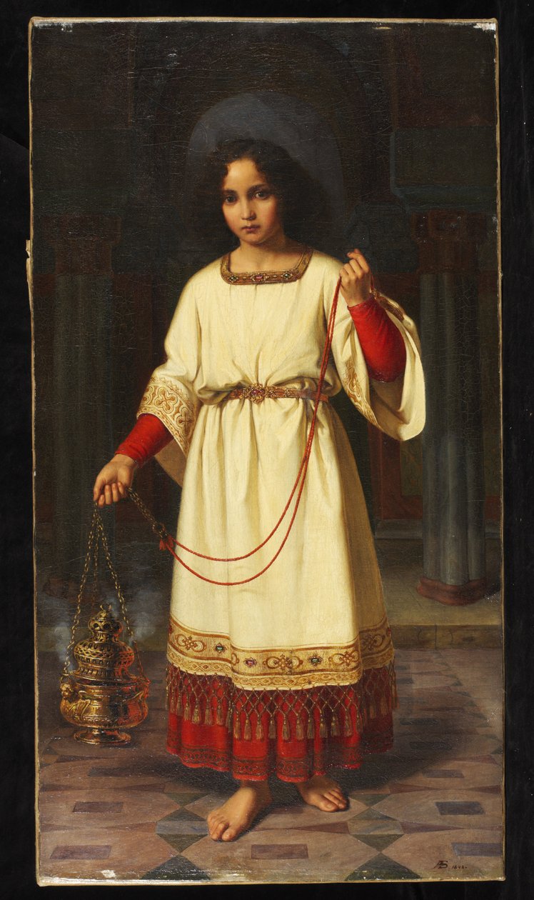 Ołtarz, 1842 autorstwa Abraham Solomon
