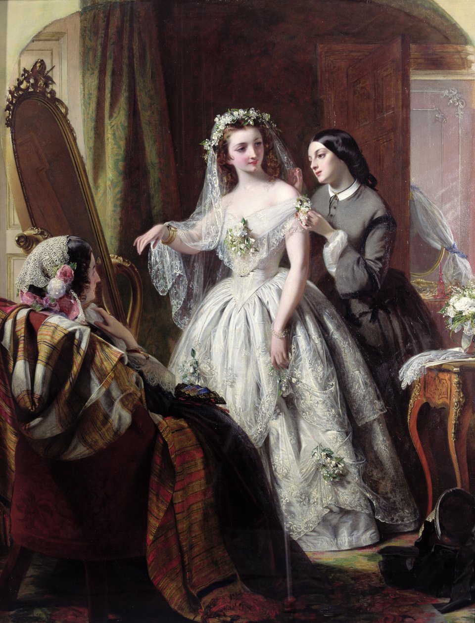 Panna młoda, 1856 (zob. też 112995) autorstwa Abraham Solomon