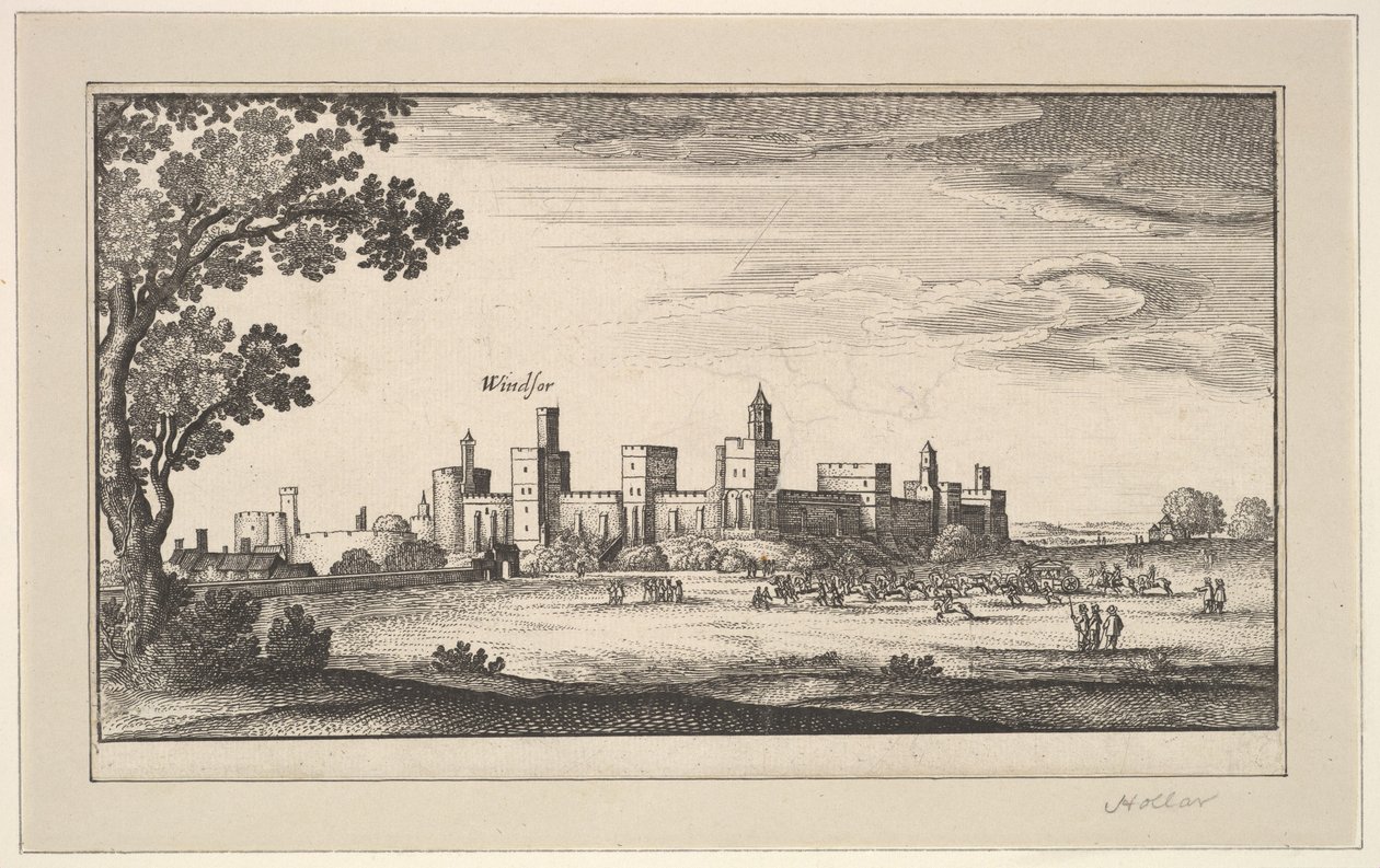 Windsor, po 1644 r. autorstwa Abraham Aubri