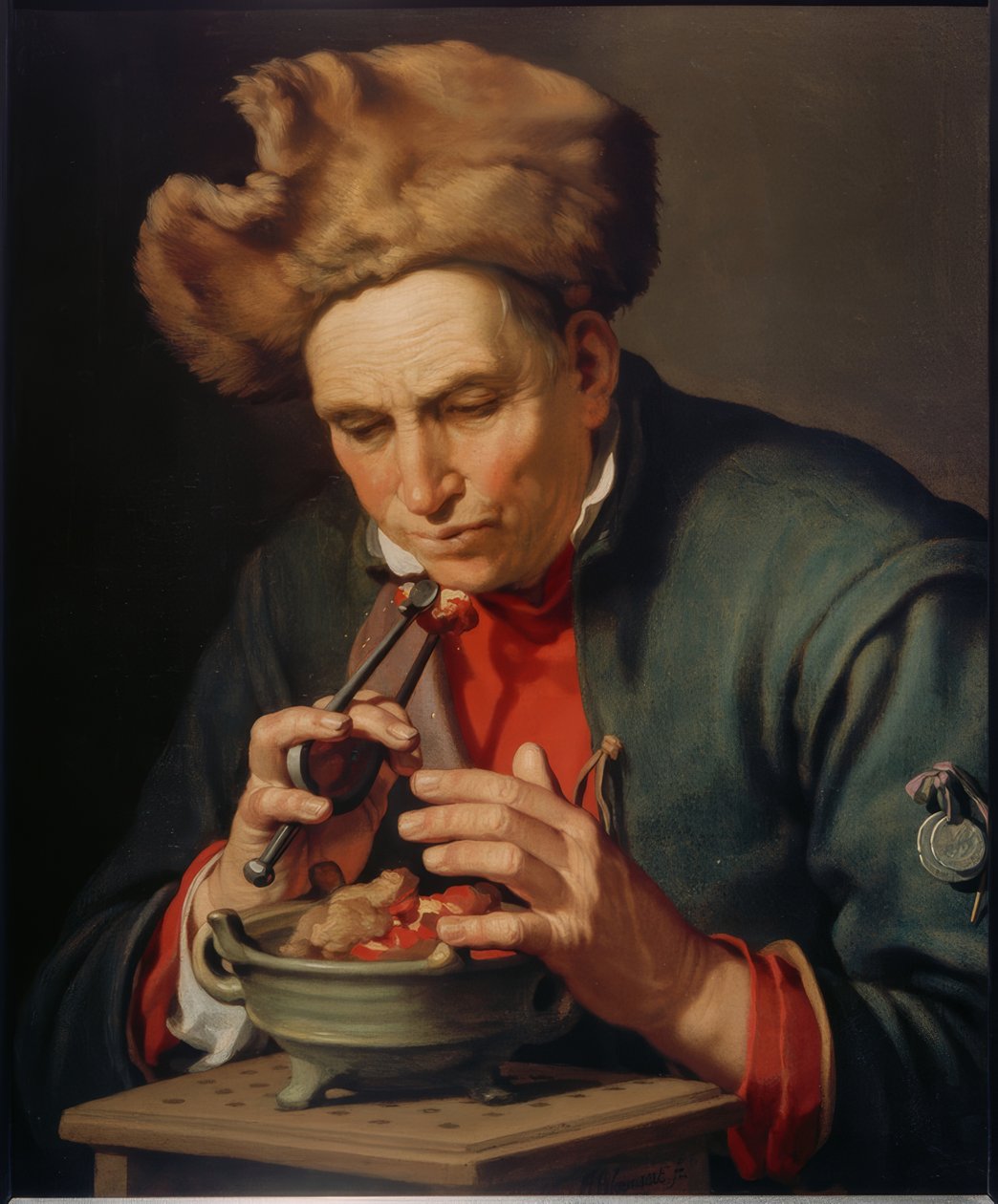 Alegoria zimy autorstwa Abraham Bloemaert