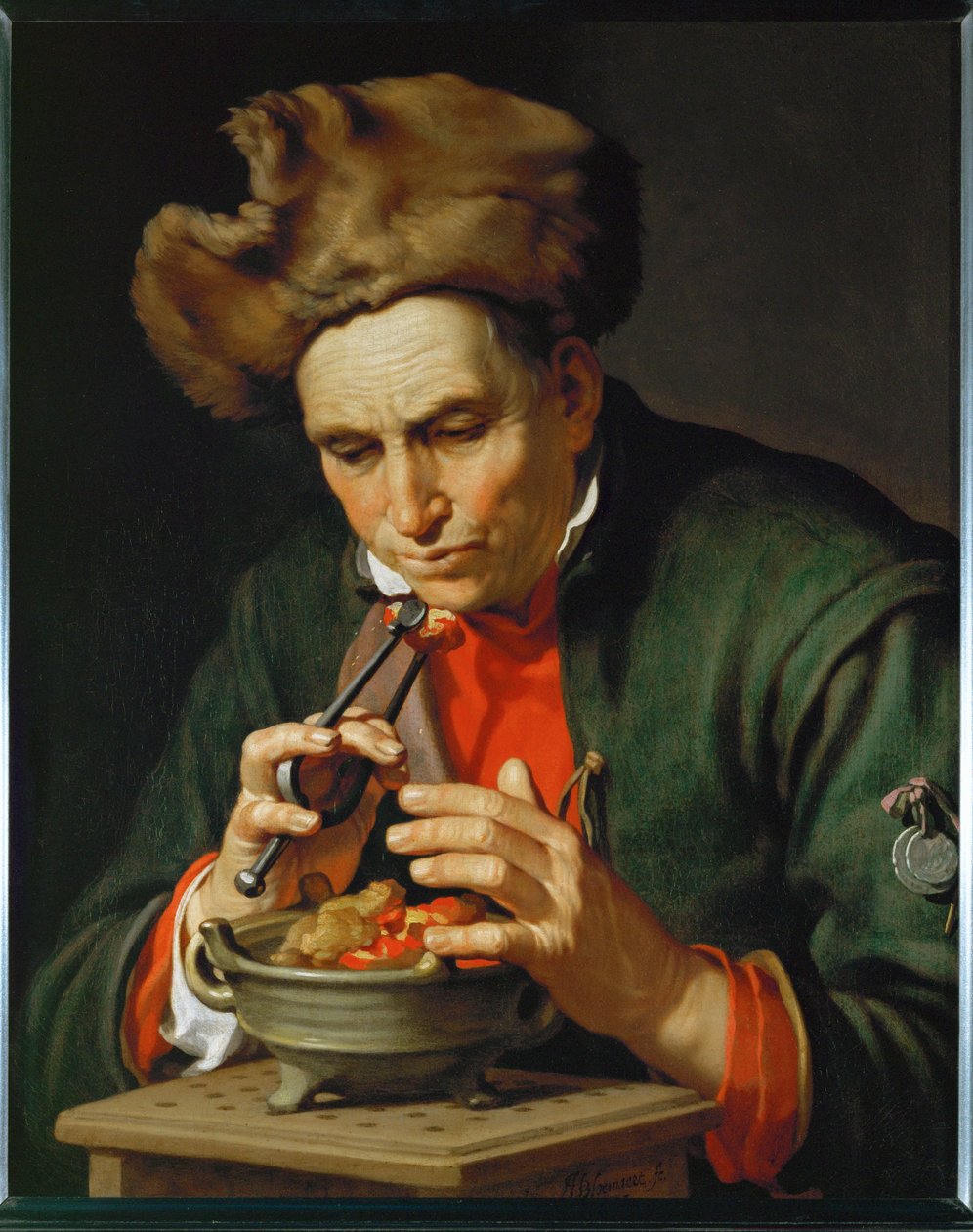 Alegoria zimy ... autorstwa Abraham Bloemaert