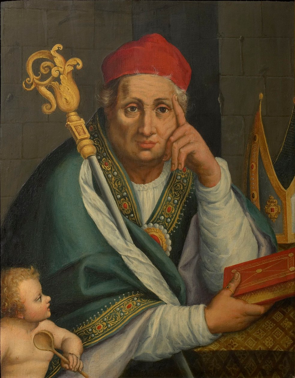 Augustyn z Hippony. autorstwa Abraham Bloemaert