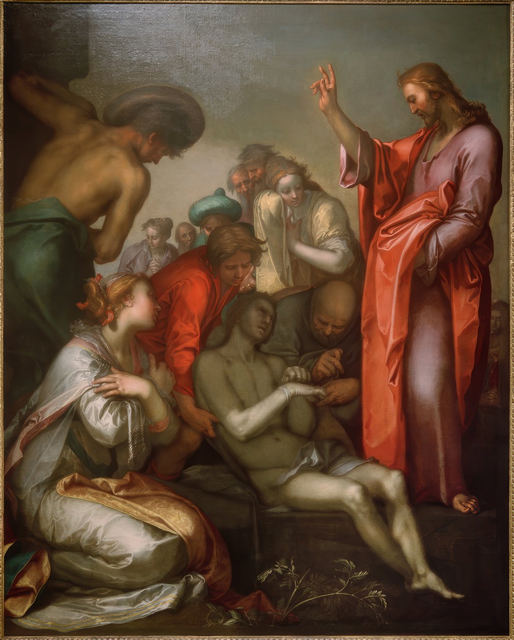 Wskrzeszenie Łazarza autorstwa Abraham Bloemaert