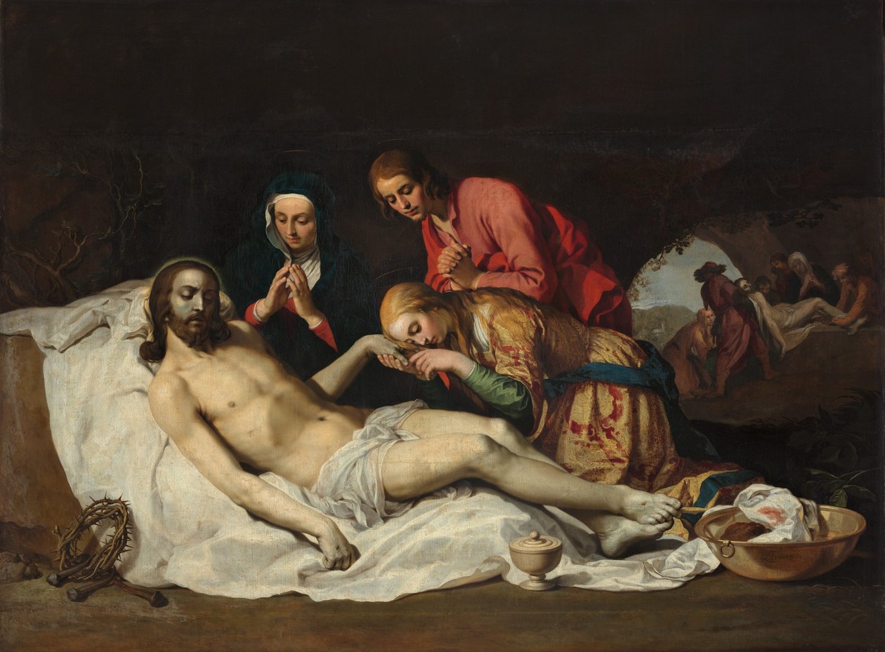 Holenderski: Lament Chrystusa (Mk 15:41) Lament Chrystusa autorstwa Abraham Bloemaert