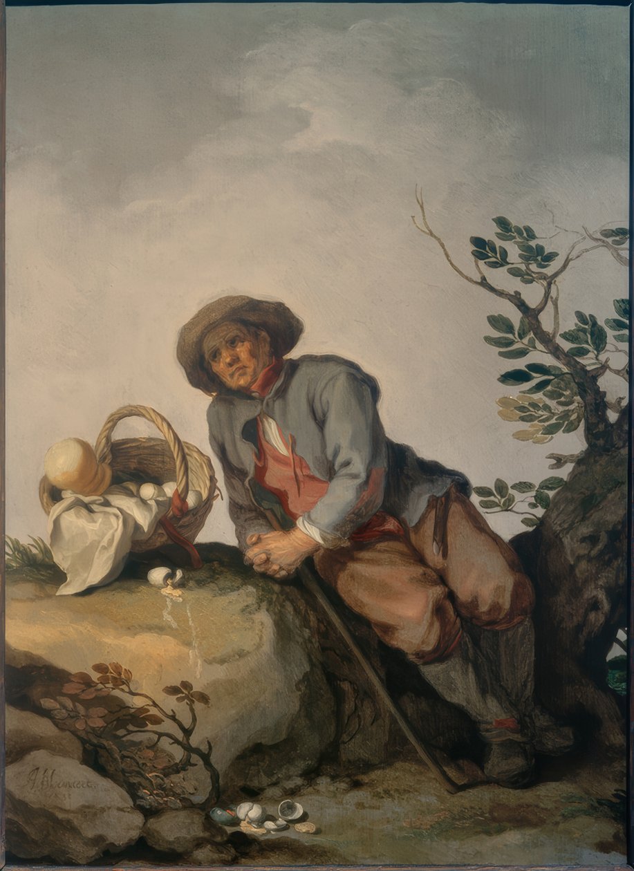 Hodowca jaj autorstwa Abraham Bloemaert