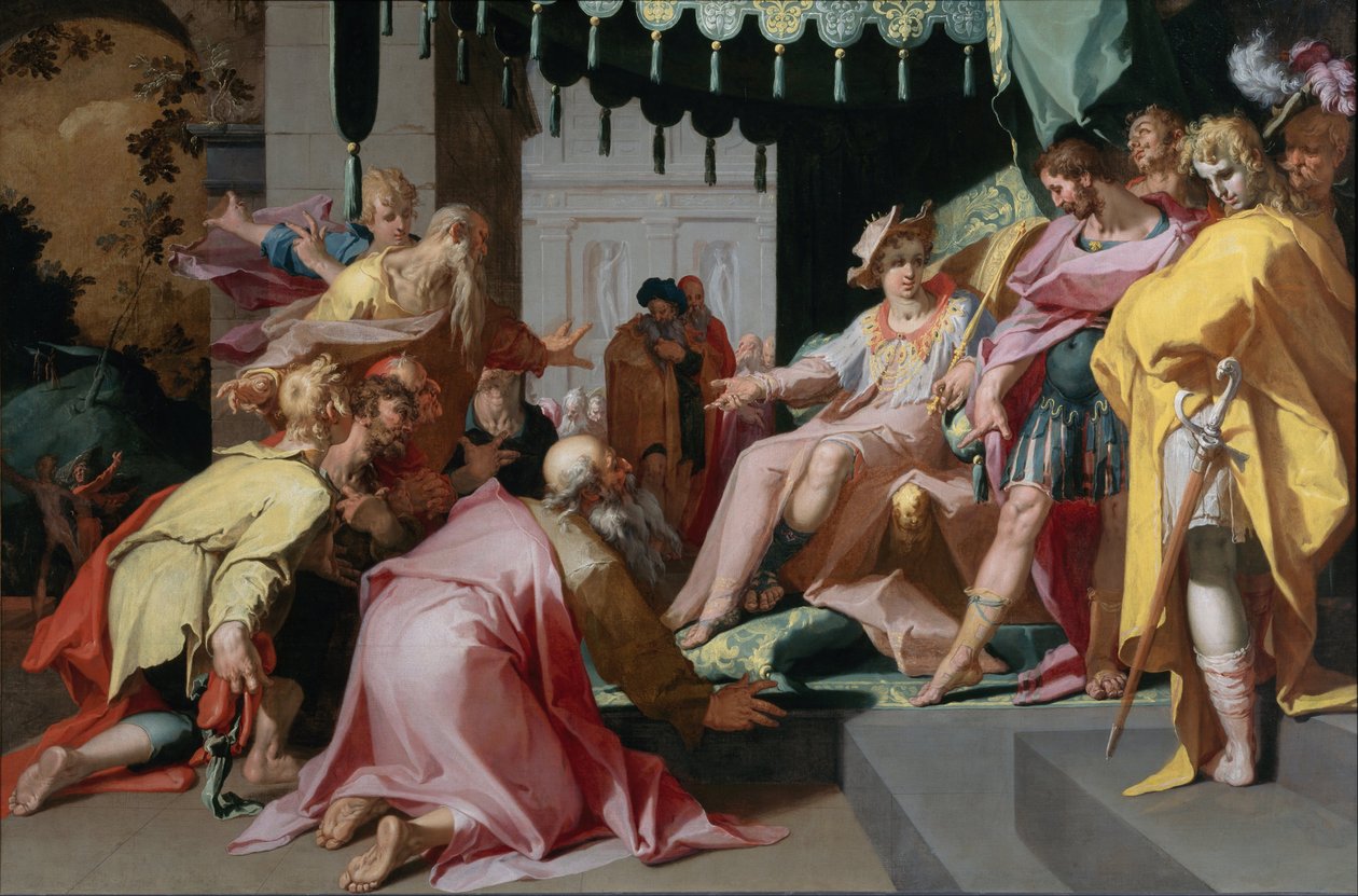Józef i jego bracia autorstwa Abraham Bloemaert