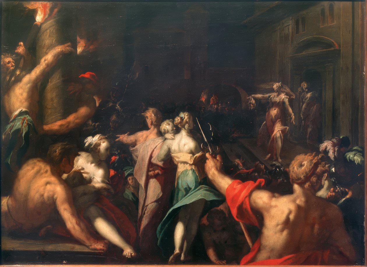 Judyta pokazuje głowę Holofernesa autorstwa Abraham Bloemaert