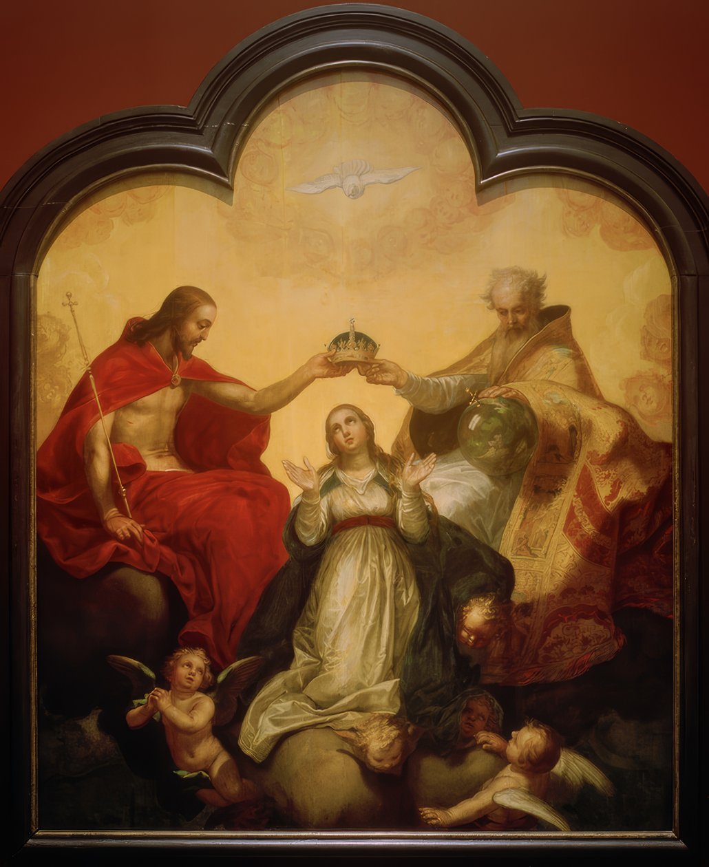 Koronacja Marii autorstwa Abraham Bloemaert