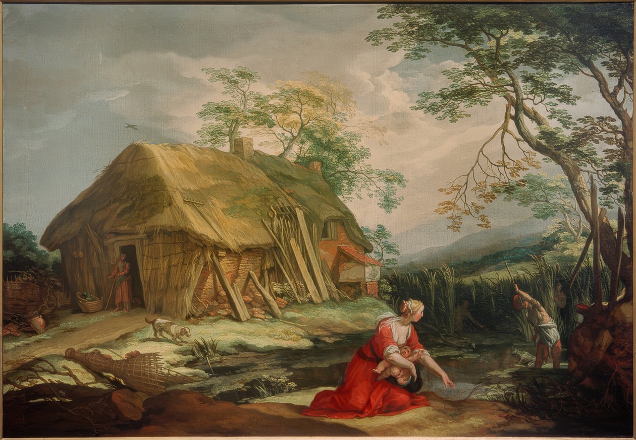 Latona i licyjscy chłopi autorstwa Abraham Bloemaert