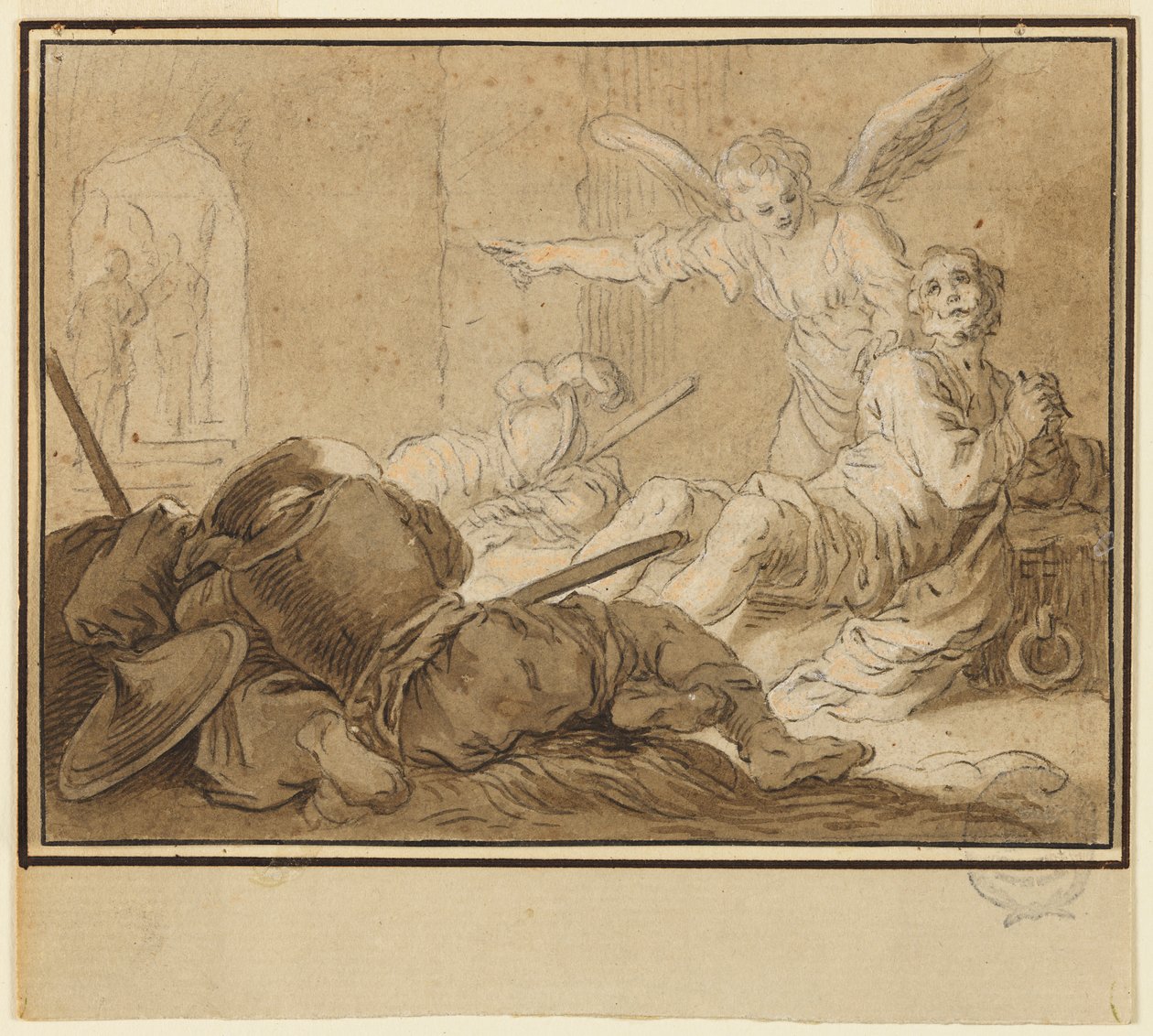 Wyzwolenie św. Piotra autorstwa Abraham Bloemaert