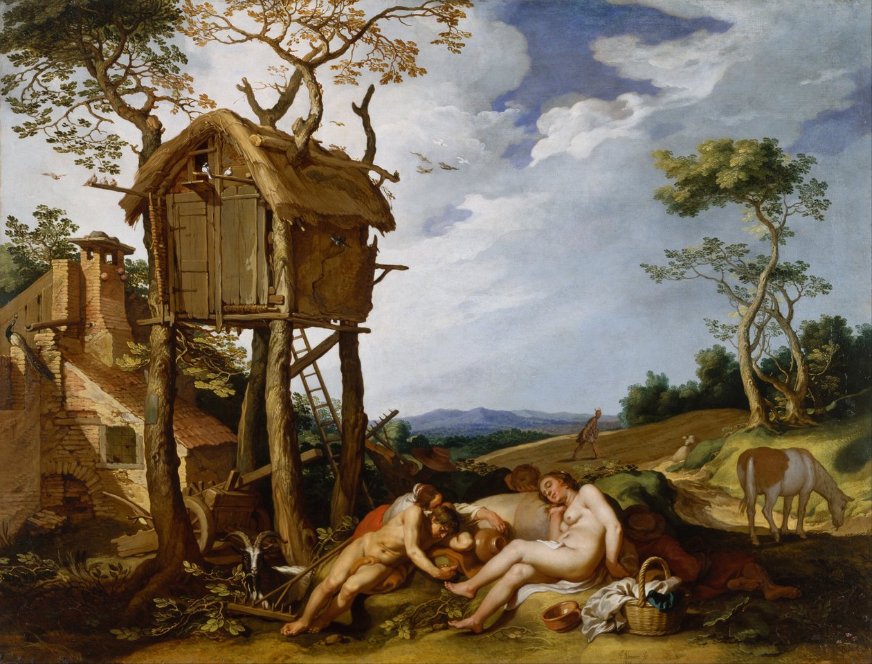 Przypowieść o pszenicy i kąkolu autorstwa Abraham Bloemaert