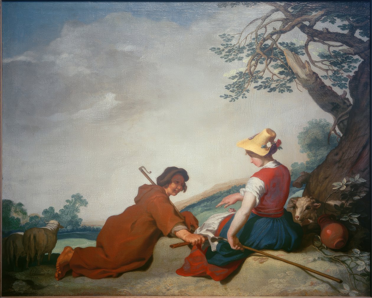 Scena duszpasterska autorstwa Abraham Bloemaert