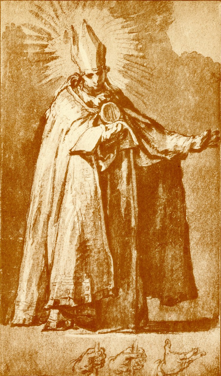 św. Augustyn autorstwa Abraham Bloemaert