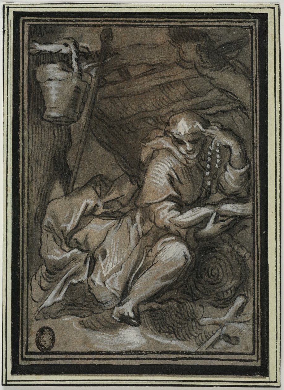 Święty Hilarion autorstwa Abraham Bloemaert