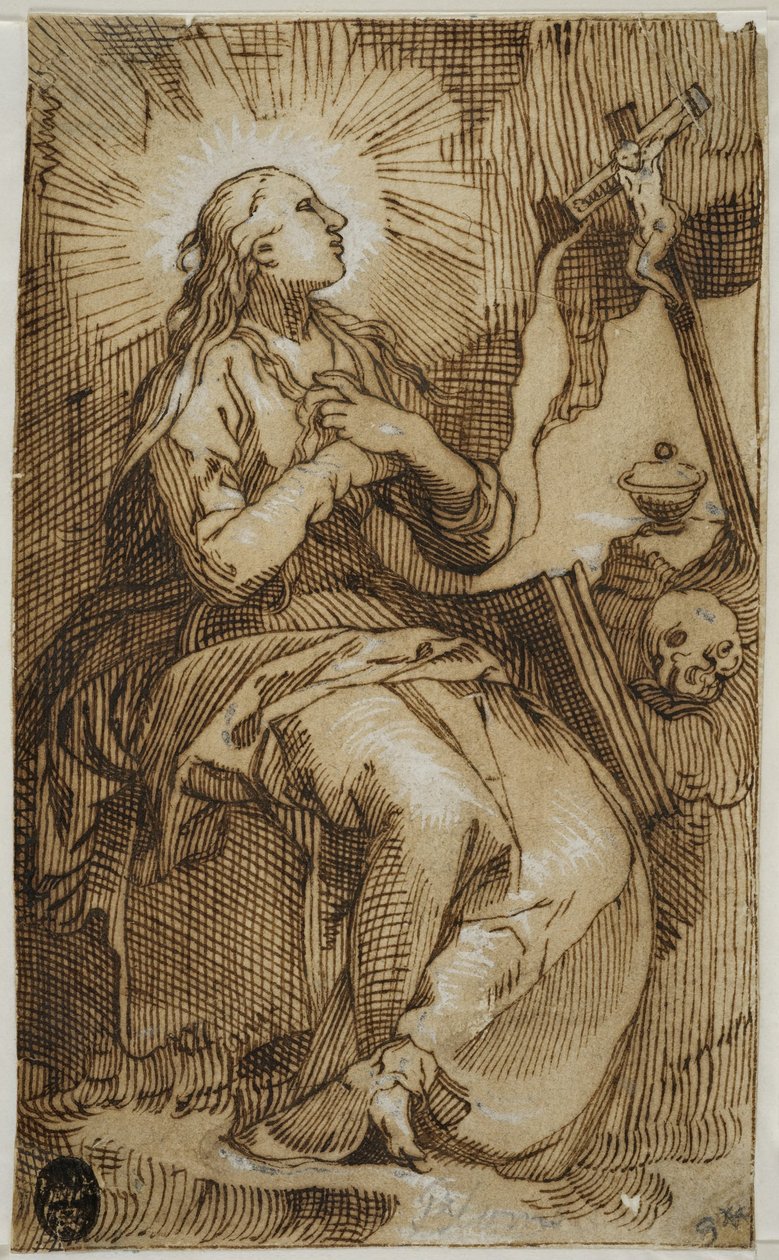 Święta Maria Magdalena autorstwa Abraham Bloemaert