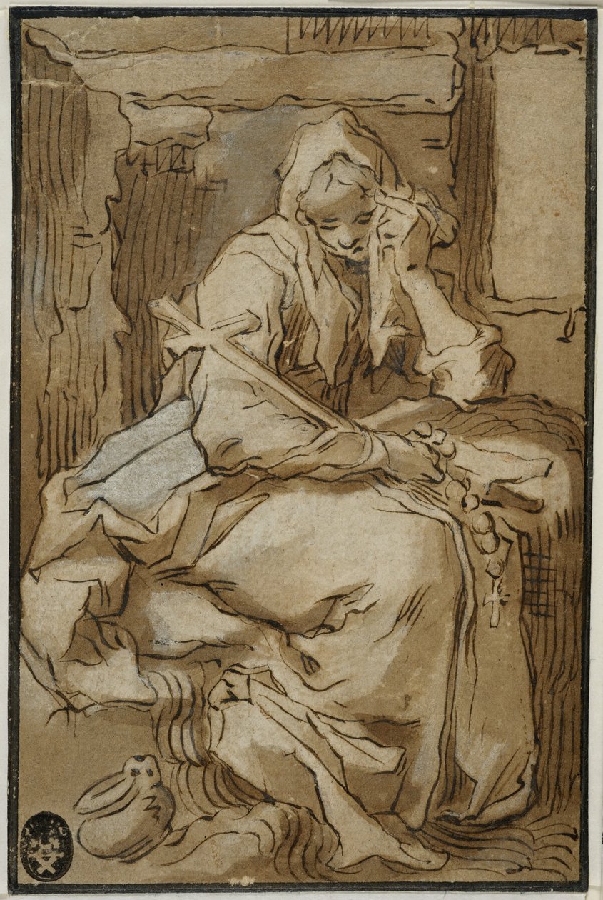 Święta Thais autorstwa Abraham Bloemaert