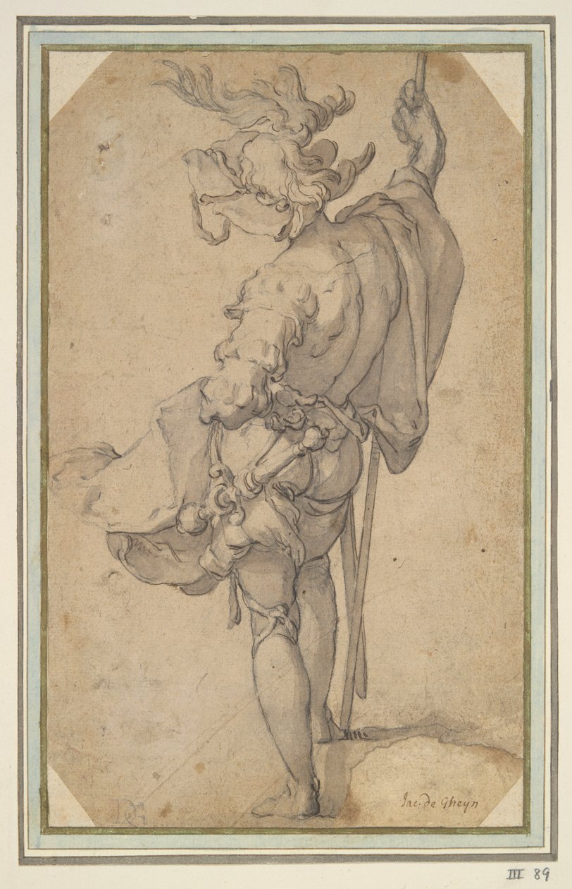 Stojący żołnierz autorstwa Abraham Bloemaert