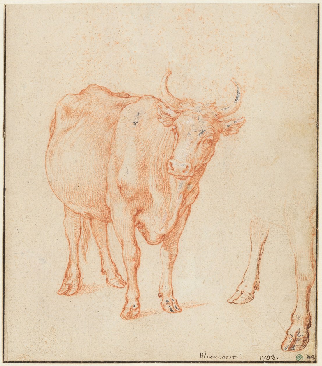 Studia krowy autorstwa Abraham Bloemaert