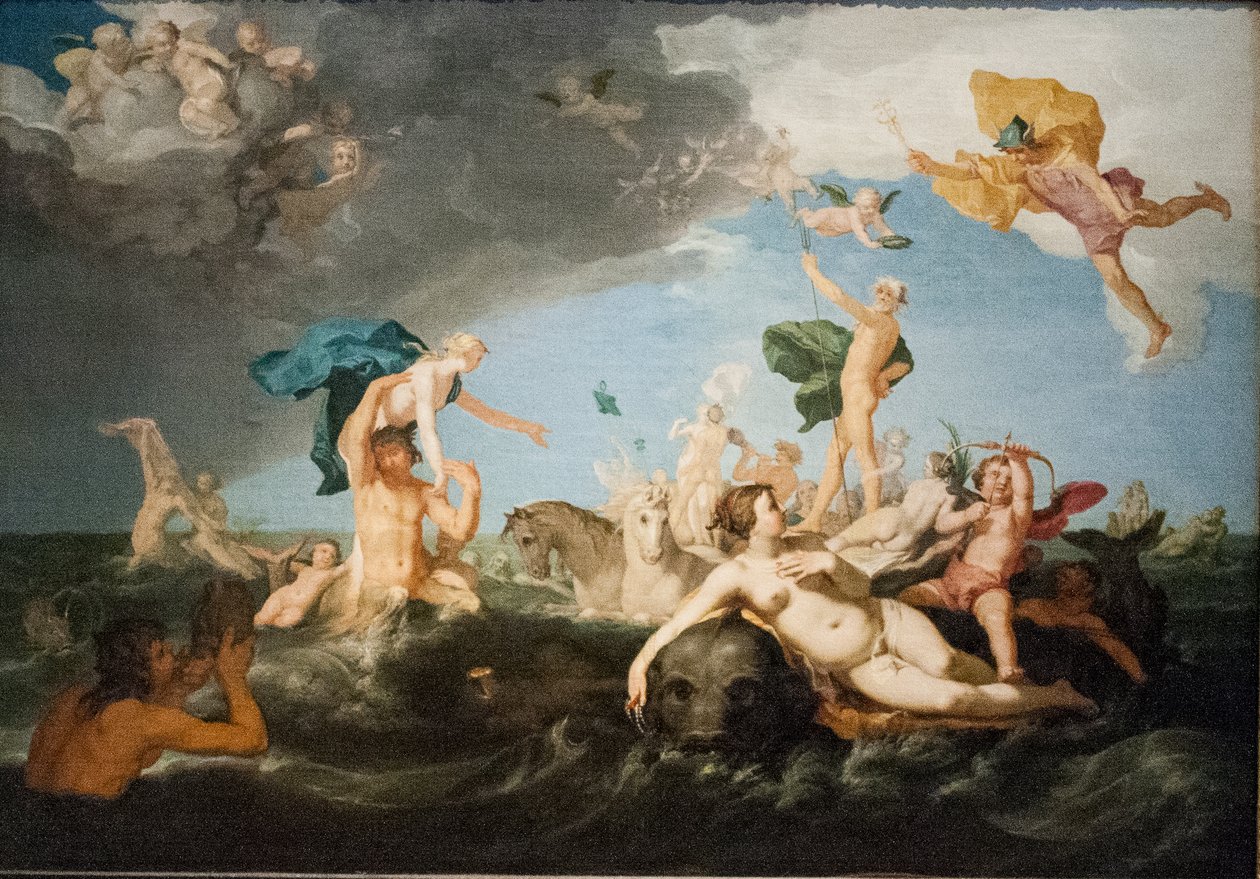 Szwedzki:  Neptunus triumftåg Triumf Neptuna autorstwa Abraham Bloemaert