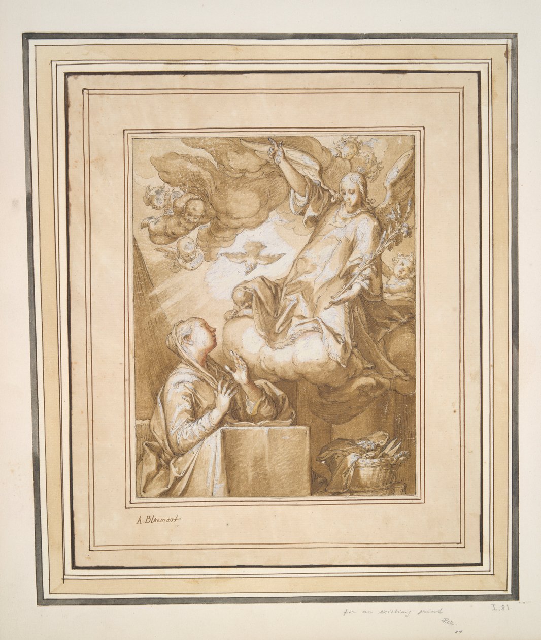 Zwiastowanie autorstwa Abraham Bloemaert