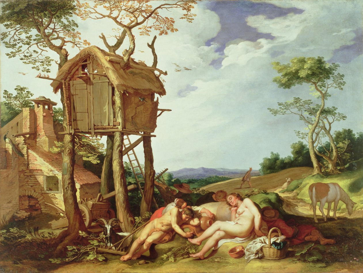 Przypowieść o pszenicy i kąkolu autorstwa Abraham Bloemaert