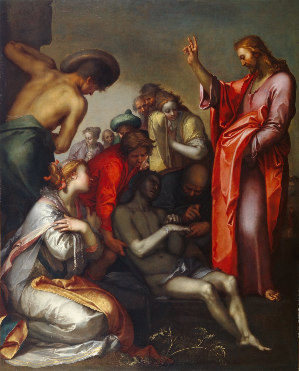 Wskrzeszenie Łazarza autorstwa Abraham Bloemaert